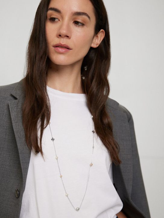 Tory Burch: Delicate Kira long necklace - women_1 | Luisa Via Roma
