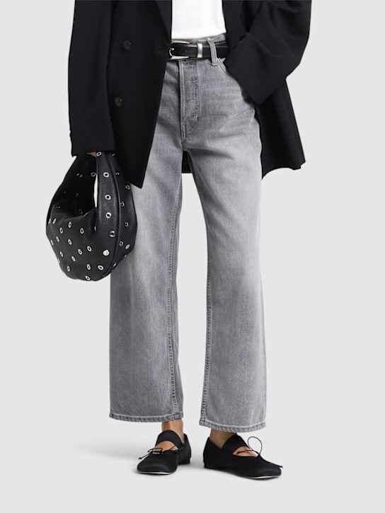 MM6 Maison Margiela: 5mm Ballet Shoes satin ballerina flats - women_1 | Luisa Via Roma