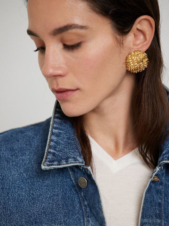 Paola Sighinolfi: Ares stud earrings - Gold - women_1 | Luisa Via Roma