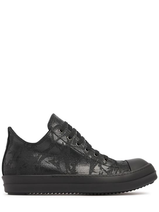 Rick Owens DRKSHDW: Coated low sneakers - men_0 | Luisa Via Roma