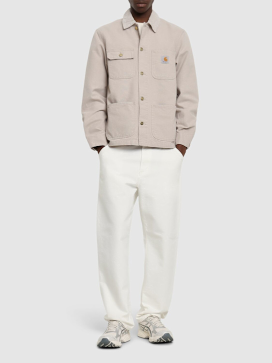 Carhartt WIP: Michigan cotton canvas jacket - men_1 | Luisa Via Roma