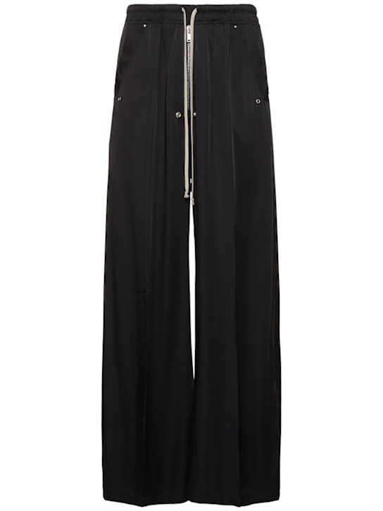 Rick Owens: Wide bela pants - Black - men_0 | Luisa Via Roma