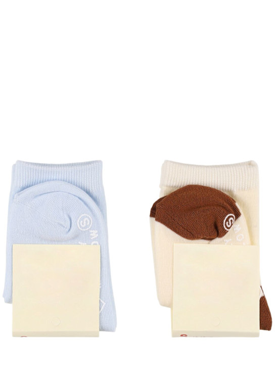 Jellymallow: Pack of 2 cotton blend socks - kids-boys_1 | Luisa Via Roma