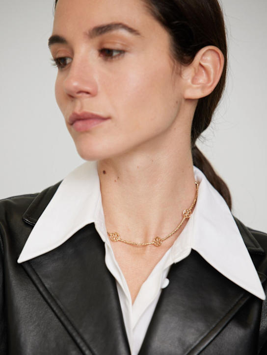 Tory Burch: Miller pavé collar necklace - women_1 | Luisa Via Roma