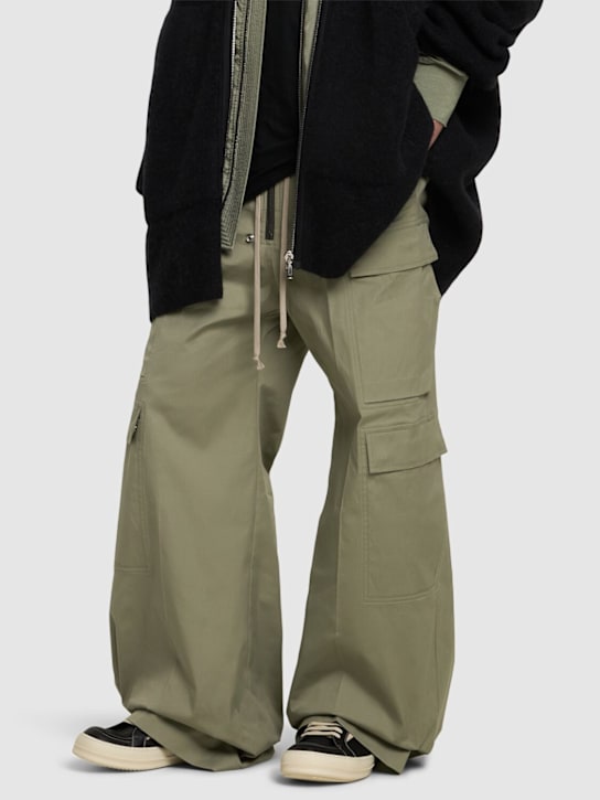 Rick Owens: Sneakers "Vintage" - Black/Milk/Milk - men_1 | Luisa Via Roma