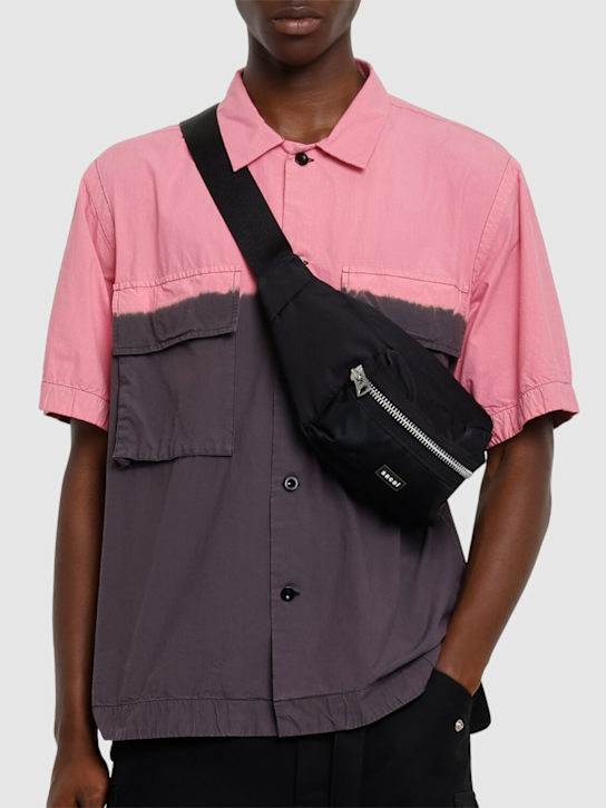 Sacai: Marsupio in nylon - Nero - men_1 | Luisa Via Roma