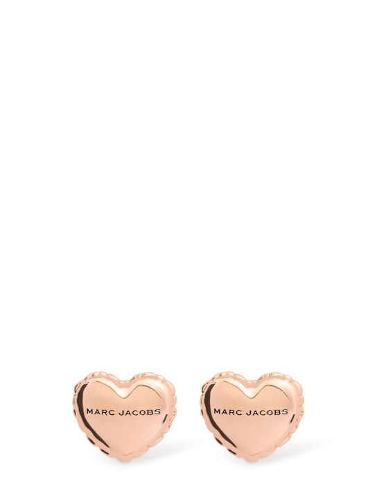 Marc Jacobs: Balloon Heart stud earrings - women_0 | Luisa Via Roma