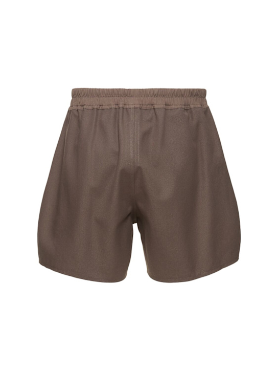 Rick Owens: Boxers drawstring shorts - Dust - men_3 | Luisa Via Roma