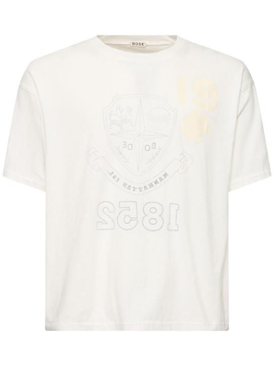 Bode: Reversible Crest t-shirt - men_0 | Luisa Via Roma