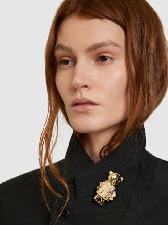 Max Mara: Shiny Winter Teddy Tebe pin - women_1 | Luisa Via Roma