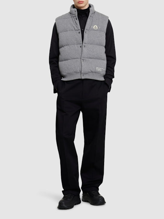 Moncler Genius: Moncler x FRGMT cotton down vest - men_1 | Luisa Via Roma