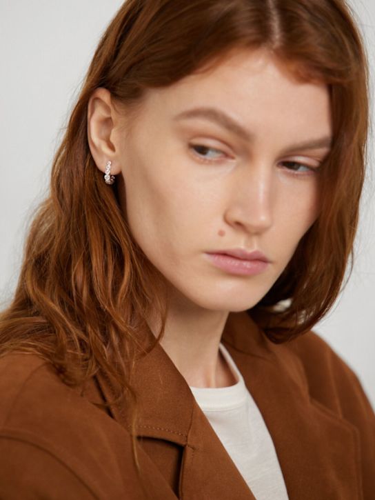RAGBAG: Odette crystal earrings - Silver - women_1 | Luisa Via Roma