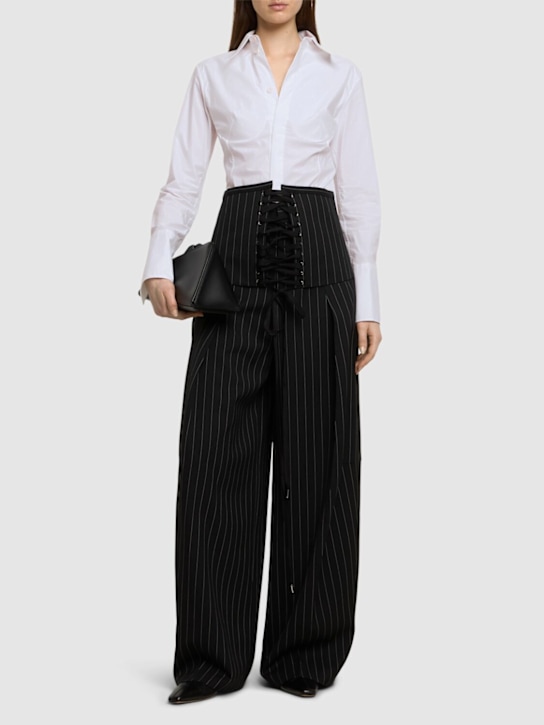 Stretch cotton shirt - Thumbnail 2