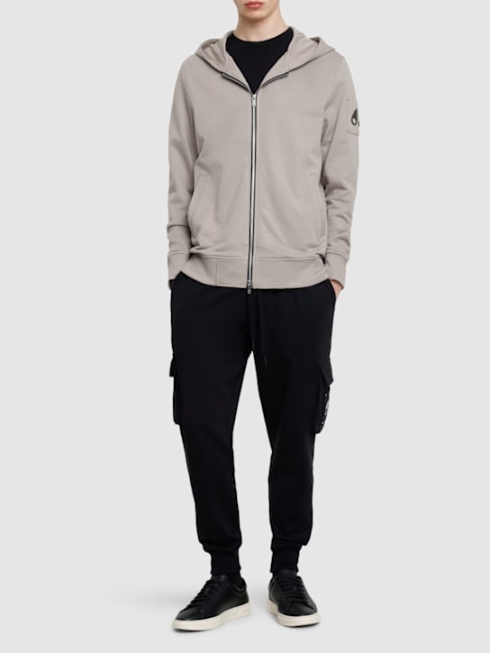 Moose Knuckles: Hartsfield zip-up hoodie - men_1 | Luisa Via Roma