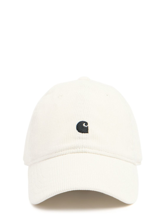 Carhartt WIP: Harlem corduroy cap - Wax - men_0 | Luisa Via Roma