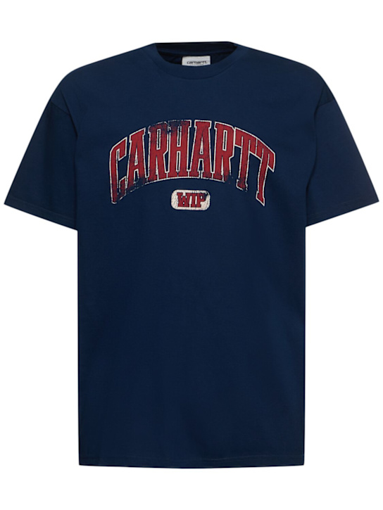 Carhartt WIP: Lecture cotton t-shirt - men_0 | Luisa Via Roma