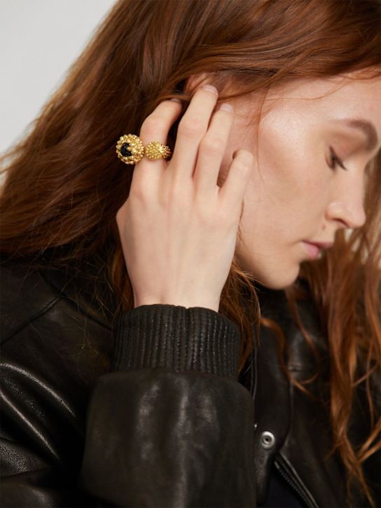 Paola Sighinolfi: Karpos onyx ring - women_1 | Luisa Via Roma