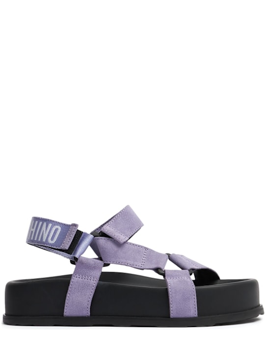 Moschino: 40mm Nylon sandals - women_0 | Luisa Via Roma