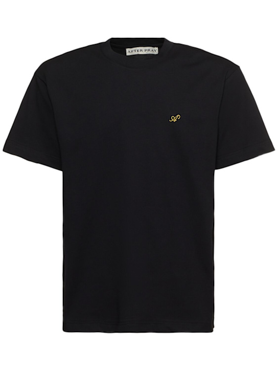 After Pray: Rear flower t-shirt - men_0 | Luisa Via Roma