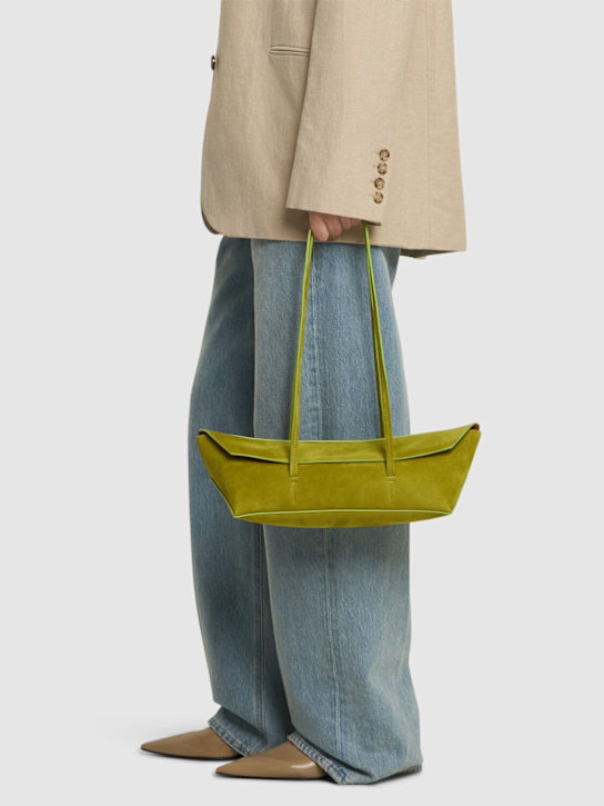 Christopher Esber: Mini Gondola suede shoulder bag - women_1 | Luisa Via Roma