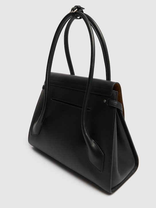 Proenza Schouler: Tate smooth leather tote bag - Black - women_5 | Luisa Via Roma