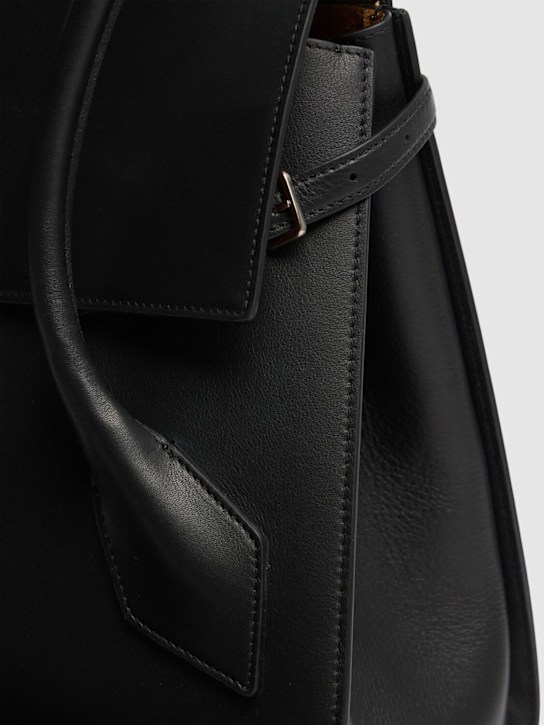 Proenza Schouler: Tate smooth leather tote bag - Black - women_4 | Luisa Via Roma