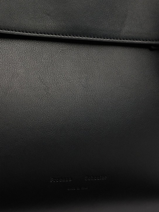 Proenza Schouler: Tate smooth leather tote bag - Black - women_3 | Luisa Via Roma