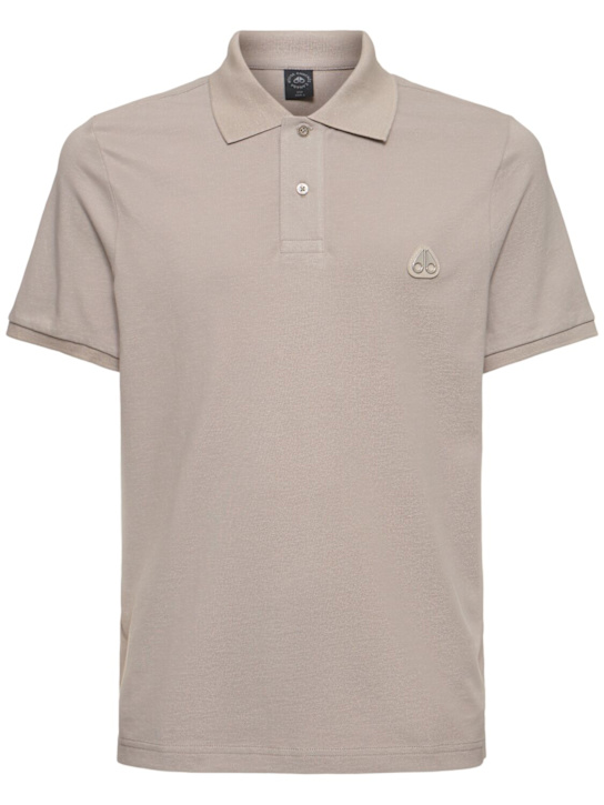 Moose Knuckles: Everett polo - Dusk - men_0 | Luisa Via Roma