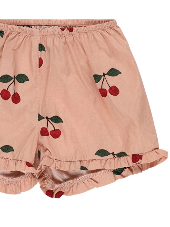 Konges Sløjd: Shorts in cotone stampa Cherry - kids-girls_1 | Luisa Via Roma