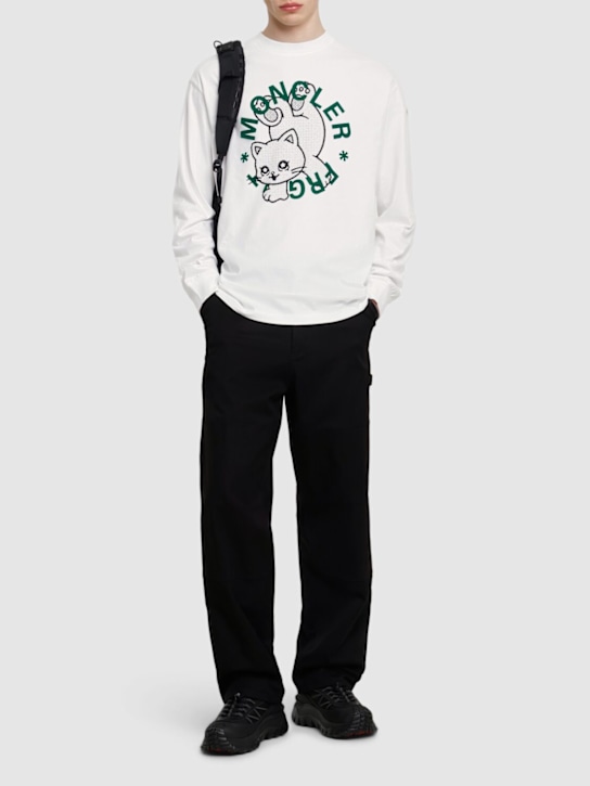 Moncler Genius: Moncler x FRGMT cartoon t-shirt - men_1 | Luisa Via Roma