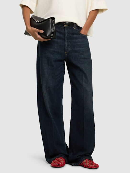 Jil Sander: 10mm Woven leather ballerinas - women_1 | Luisa Via Roma