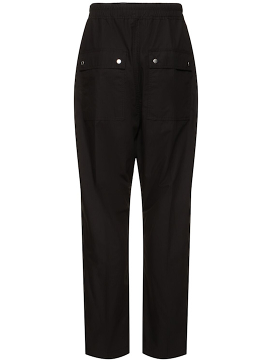 Rick Owens: Wide bela cotton pants - Black - men_3 | Luisa Via Roma