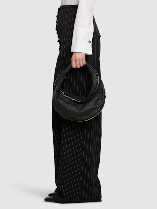 Alexander Wang: Twyst Memory leather top handle bag - Black - women_1 | Luisa Via Roma