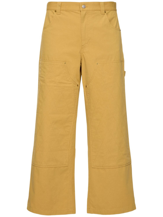 Wide cotton carpenter pants - Thumbnail 1