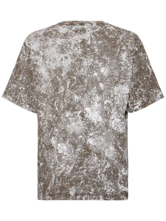 Stone Island: LuisaViaRoma short sleeve t-shirt - Verde Militare - men_3 | Luisa Via Roma