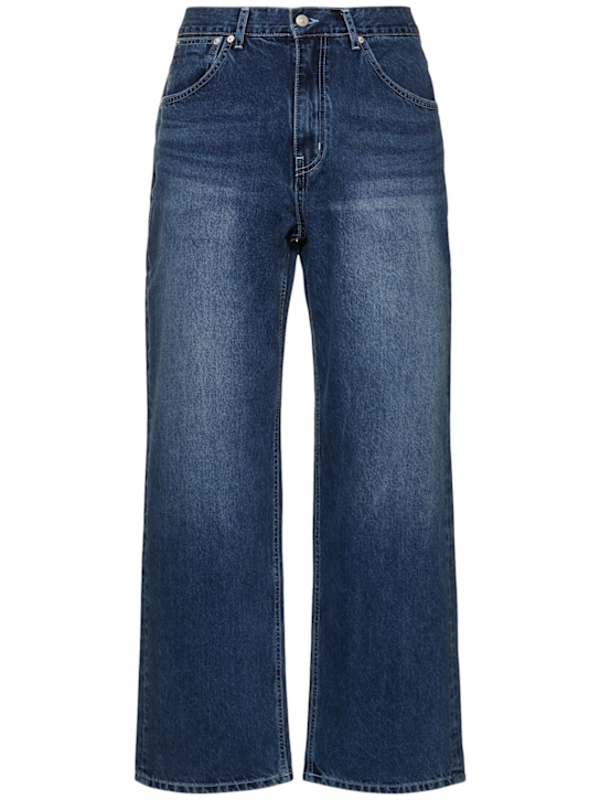 After Pray: Jeans relaxed fit in denim - Blu - men_0 | Luisa Via Roma