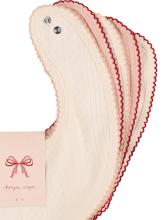 Konges Sløjd: Set di 5 bavaglini in cotone - kids-girls_1 | Luisa Via Roma