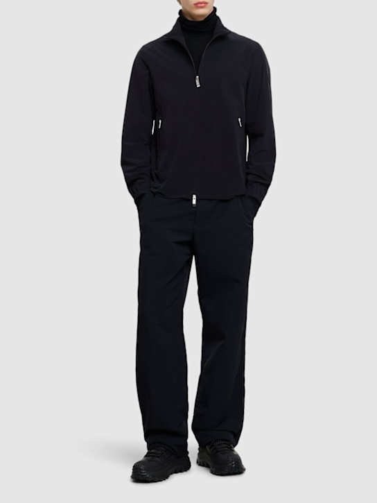 Moncler: Frene nylon windbreaker jacket - Schwarz - men_1 | Luisa Via Roma