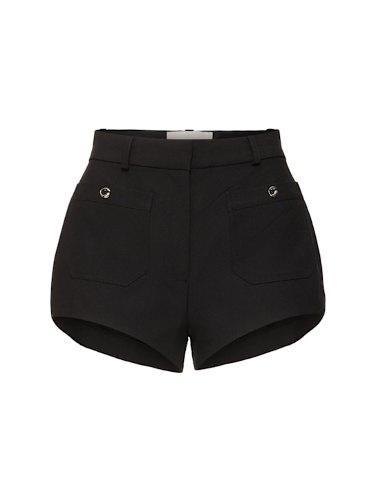 Coperni: Four-pocket tailored mini shorts - Black - women_0 | Luisa Via Roma
