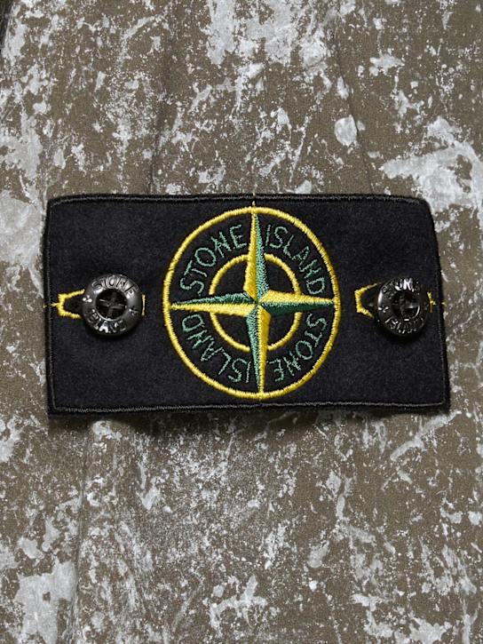 Stone Island: Kapuze aus Technostoff mit Kapuze „LuisaViaRoma“ - Verde Militare - women_5 | Luisa Via Roma