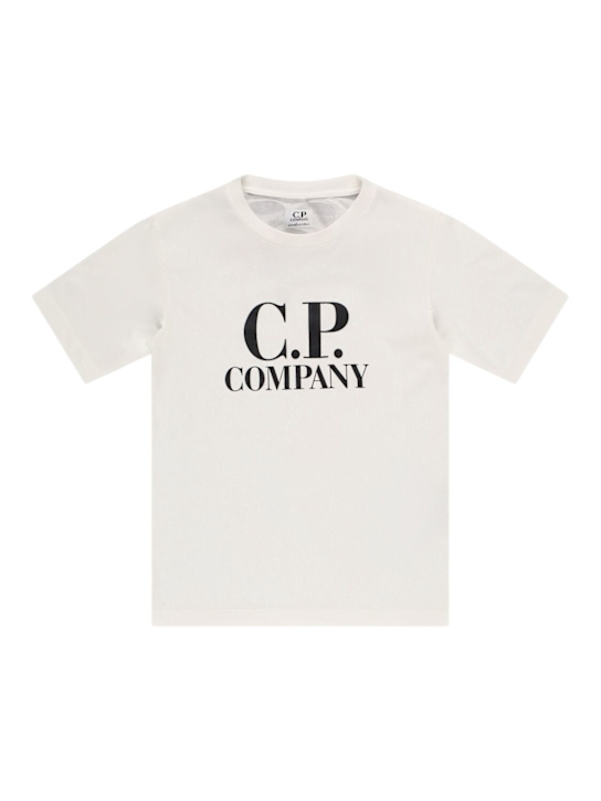 C.P. Company: Printed cotton jersey t-shirt - kids-boys_0 | Luisa Via Roma