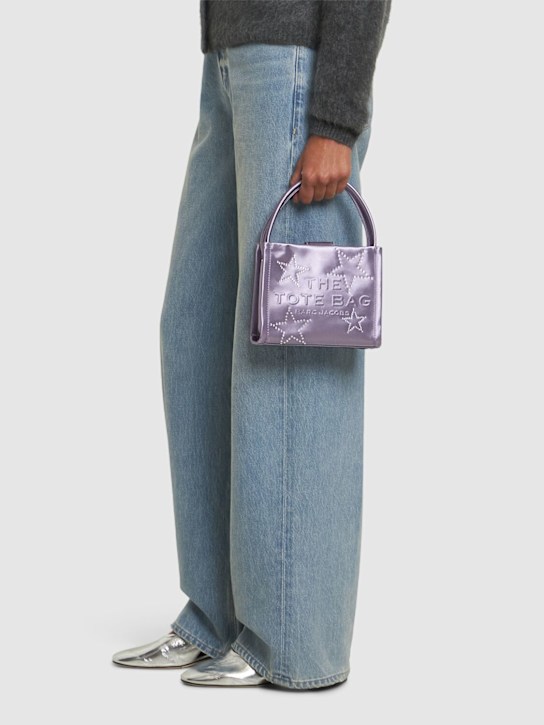 Marc Jacobs: Borsa The Mini Star in raso - Lilla - women_1 | Luisa Via Roma
