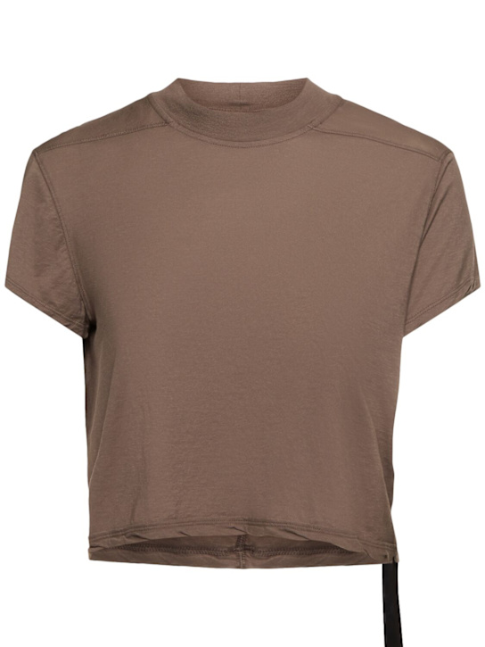 Level T cropped cotton t-shirt - Thumbnail 1