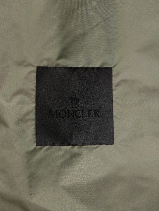 Moncler: Junichi hooded nylon jacket - Green - men_5 | Luisa Via Roma