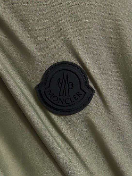 Moncler: Junichi hooded nylon jacket - Green - men_4 | Luisa Via Roma