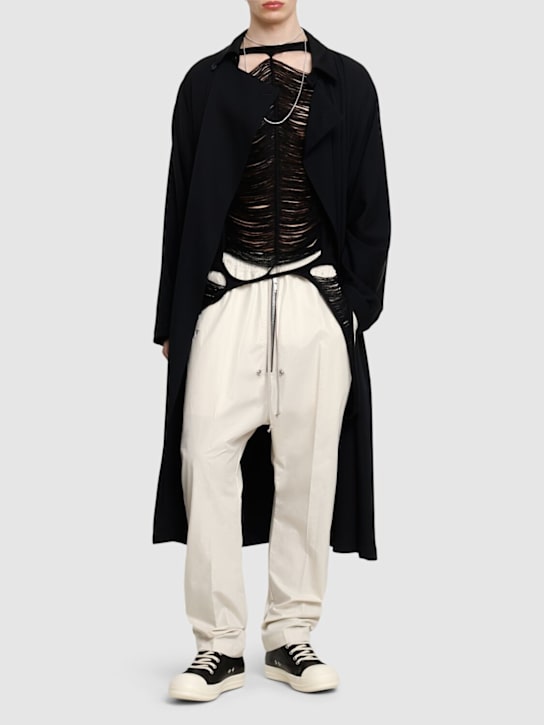 Rick Owens: LS top sweater - Black - men_1 | Luisa Via Roma