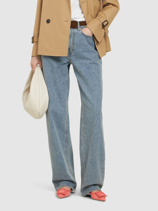 Roger Vivier: 45mm Viv In The City suede mules - Coral - women_1 | Luisa Via Roma