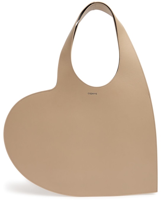 Coperni: Heart leather shoulder bag - women_0 | Luisa Via Roma