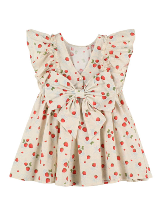 Konges Sløjd: Vestito in cotone stampato - kids-girls_1 | Luisa Via Roma