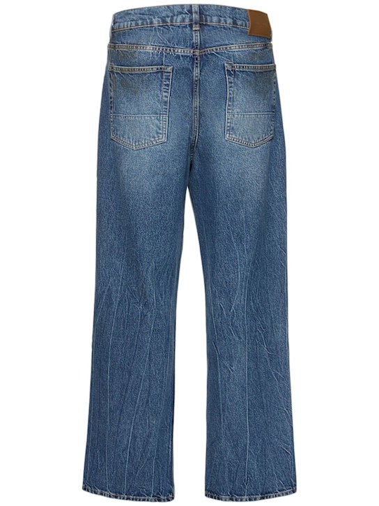 Our Legacy: Third Cut cotton straight jeans - Blue - men_3 | Luisa Via Roma